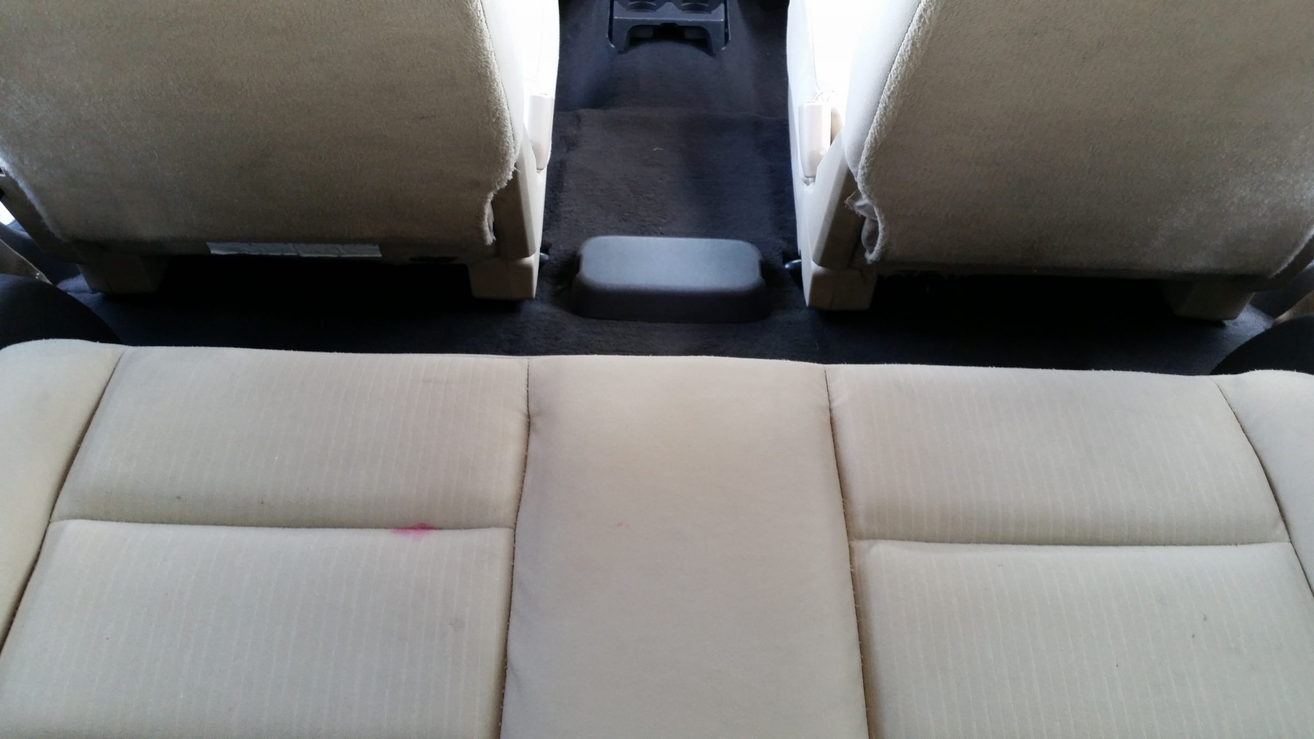 After car interior image after detailing